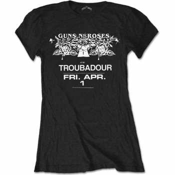 Merch Guns N' Roses: Dámske Tričko Troubadour Flyer 