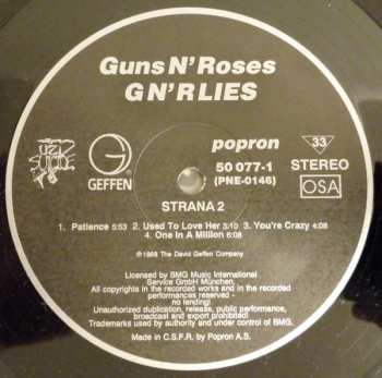 LP Guns N' Roses: G N' R Lies