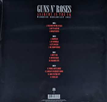 2LP Guns N' Roses: Anarchy In The UK Marquee Broadcast 1987