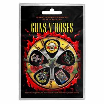 Merch Guns N' Roses: Súprava trsátok Bullet Logo Guns N' Roses