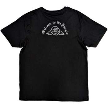 Merch Guns N' Roses: Guns N' Roses Unisex T-shirt: Classic Bullet Mono (back Print) (small) S