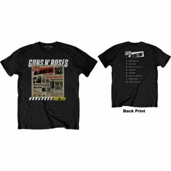 Merch Guns N' Roses: Tričko Lies Track List  S