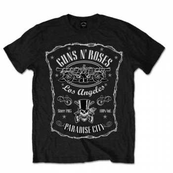 Merch Guns N' Roses: Tričko Paradise City Label 