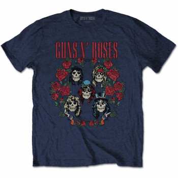 Merch Guns N' Roses: Tričko Skulls Wreath 