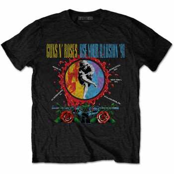 Merch Guns N' Roses: Tričko Use Your Illusion Circle Splat 