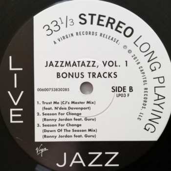 3LP/Box Set Guru: Jazzmatazz Volume: 1 - Deluxe Edition