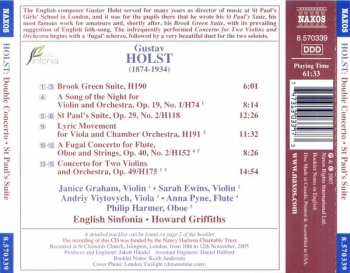 CD Gustav Holst: Double Concerto