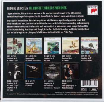 12CD/Box Set Leonard Bernstein: The Complete Mahler Symphonies