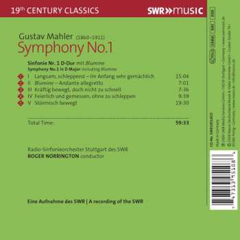 CD Gustav Mahler: Symphony No. 1 Including Blumine