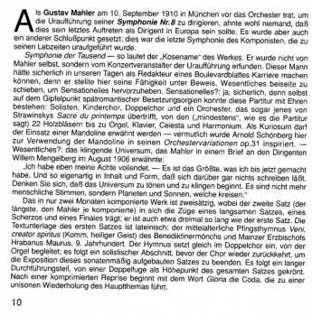 CD Gustav Mahler: Symphony No. 8 in E flat major "Symphony of a Thousand"