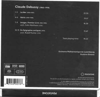 SACD Claude Debussy: La Mer - Ibéria - Images Premier Livre - Six Épigraphes Antiques