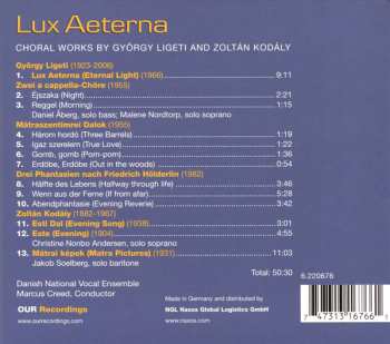 SACD DR Vokalensemblet: Lux Aeterna