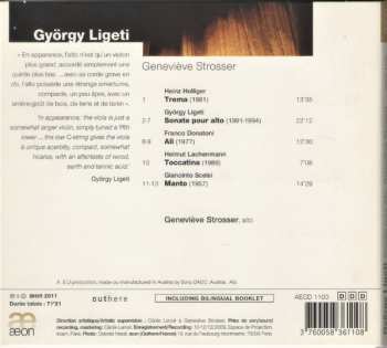 CD György Ligeti: Sonate Pour Alto