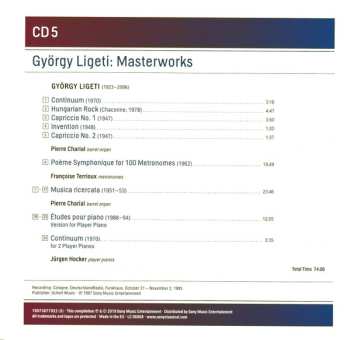 9CD/Box Set György Ligeti: Masterworks