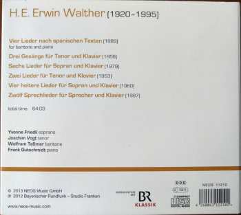 CD H. E. Erwin Walther: Vocal Music