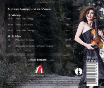 CD Heinrich Ignaz Franz Biber: Austrian Baroque For Solo Violin