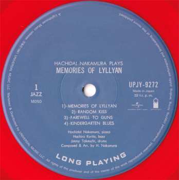 LP Hachidai Nakamura: Memories Of Lyllyan LTD