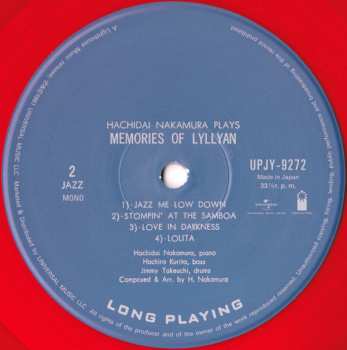 LP Hachidai Nakamura: Memories Of Lyllyan LTD