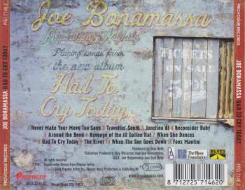 CD Joe Bonamassa: Had To Cry Today