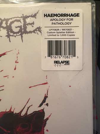 LP Haemorrhage: Apology For Pathology CLR | LTD
