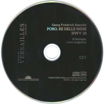 3CD Georg Friedrich Händel: Poro, Re Delle Indie