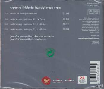 CD Orchestre De Chambre Jean-François Paillard: Music For The Royal Fireworks / Water Music