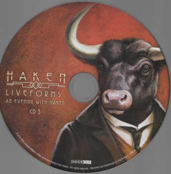 3CD/Blu-ray Haken: Liveforms: An Evening With Haken LTD