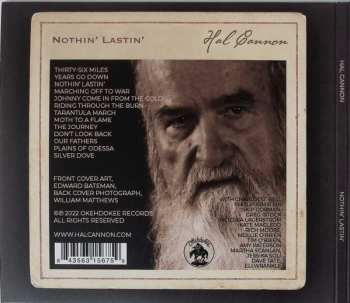 CD Hal Cannon: Nothin' Lastin'