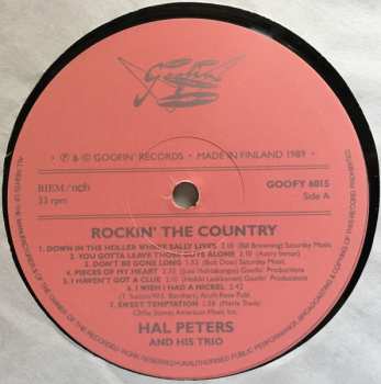LP Hal Peters Trio: Rockin' The Country