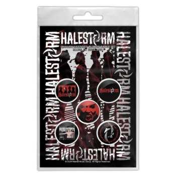 Merch Halestorm: Súprava Odznakov Portrait