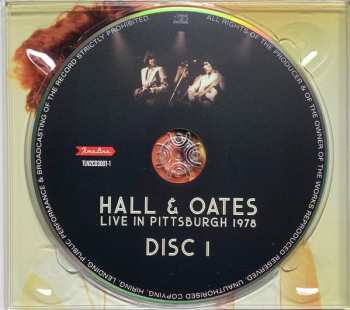 2CD Daryl Hall & John Oates: Live In Pittsburgh 1978