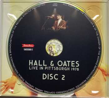 2CD Daryl Hall & John Oates: Live In Pittsburgh 1978