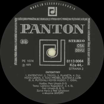 LP Hana A Petr Ulrychovi: Ententýny