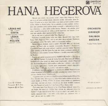 SP Hana Hegerová: Hana Hegerová