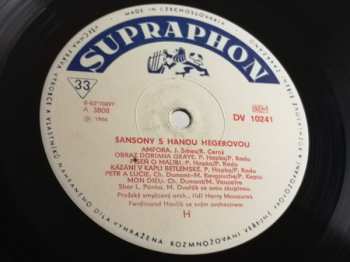 LP Hana Hegerová: Šansony S Hanou Hegerovou