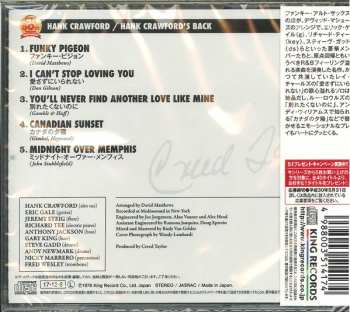 CD Hank Crawford: Hank Crawford's Back