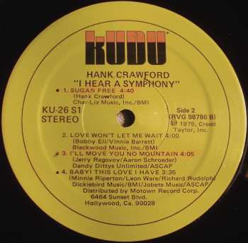 CD Hank Crawford: I Hear A Symphony