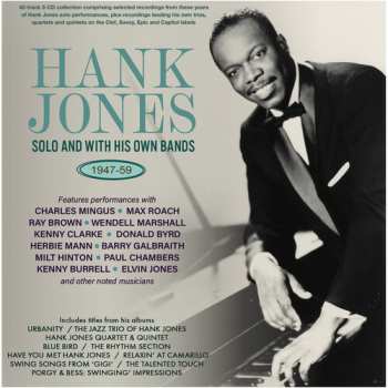 2CD Hank Jones: Hank Jones Solo & With His Own Bands 1947-59