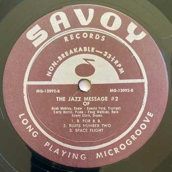 LP Hank Mobley: Jazz Message #2