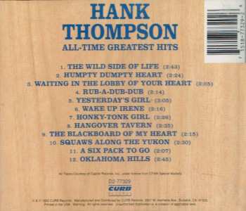 CD Hank Thompson: All-Time Greatest Hits