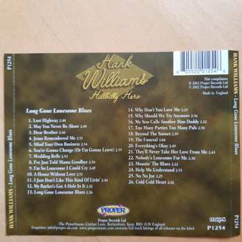 4CD Hank Williams: Hillbilly Hero