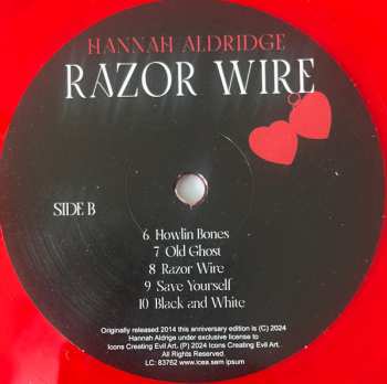 LP Hannah Aldridge: Razor Wire