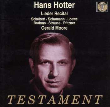 CD Gerald Moore: Lieder Recital - Shubert . Schumann . Loewe . Brahms . Strauss . Pfitzner