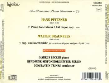 CD Hans Pfitzner: Piano Concerto in E flat major, Tag- und Nachtstücke