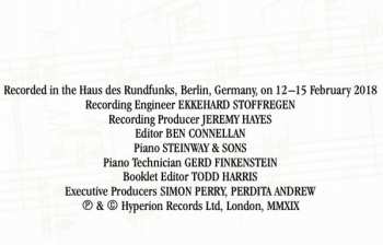 CD Hans Pfitzner: Piano Concerto in E flat major, Tag- und Nachtstücke