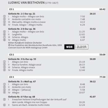 7CD/Box Set Ludwig van Beethoven: Sinfonien / Ouvertüren / Konzerte