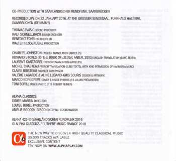 CD Julian Prégardien: Schuberts Winterreise