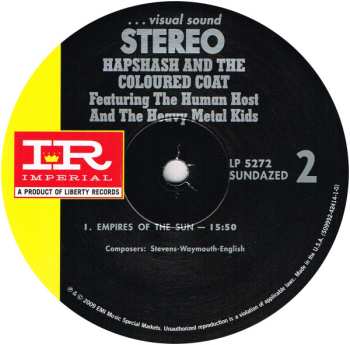 LP Hapshash & The Coloured Coat: Featuring The Human Host And The Heavy Metal Kids