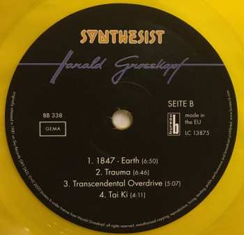 2LP Harald Grosskopf: Synthesist DLX | LTD | NUM | CLR