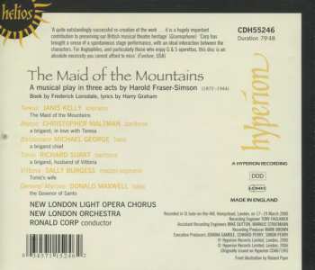 CD Harold Fraser-Simson: The Maid Of The Mountains